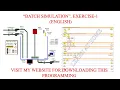 Batch simulation Exercise 1 explained English with programming file download