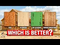 OSB vs Plywood vs ZIP System vs Board Sheathing Which Is BETTER