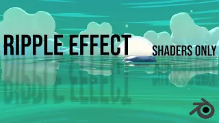 Blender Tutorial Easy Procedural Water Ripple Shader