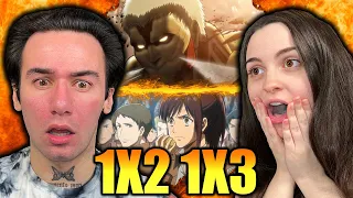 Showing My Girlfriend ATTACK ON TITAN (1X2 and 1X3)