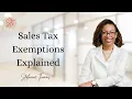 Sales Tax Exemptions Explained - What are sales tax exemptions