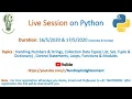 Live Day 1 Python
