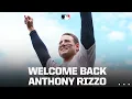 Anthony Rizzo gets warm ovation for first game back at Wrigley Field