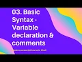 03 - Learn Javascript Syntax