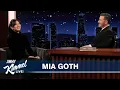Mia Goth on Her Obsession with Amy Winehouse Frankenstein with Guillermo del Toro