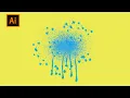 How to draw Splash ink in Adobe Illustrator