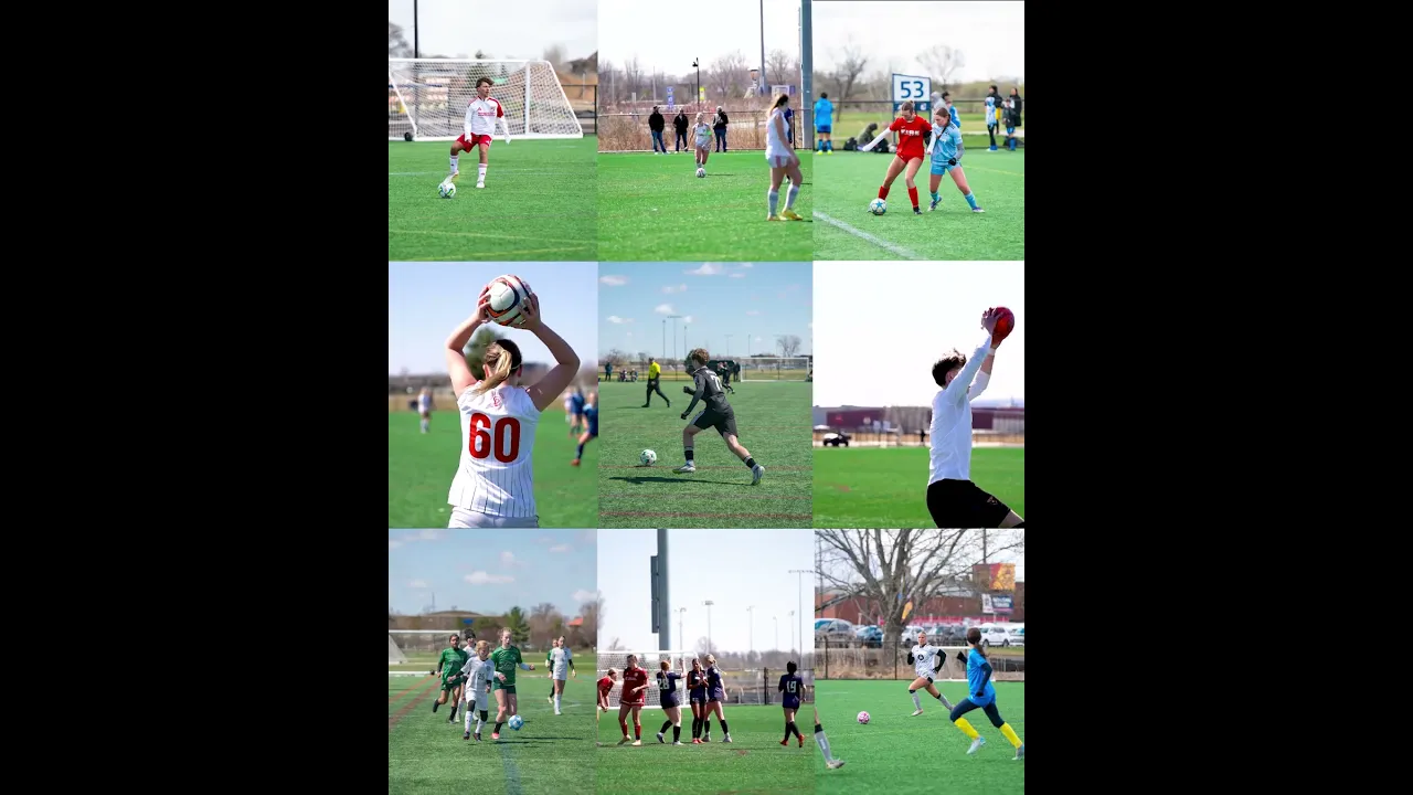 9 Grid Reel made for Soccer Tournament