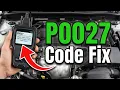 How To Fix P0027 Code Exhaust Valve Solenoid - How To Fix Bank 1 Range Performance