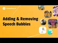 LlamaGen 101 Adding Removing Speech Bubbles in Comics with Two Creative Methods