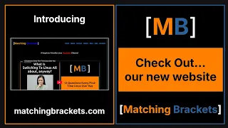 Introducing matchingbrackets com - The New Website For Matching Brackets