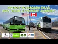 Detroit to Niagara Falls Coach Bus Train Transit Journey Via Toronto w Voice Commentary