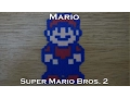 Super Mario Bros 2 Mario Perler Bead Time Lapse