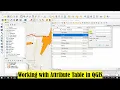 QGIS Tutorials 20 Working with Attribute Table in QGIS QGIS Beginners
