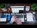 4 ONE-MINUTE Habits That Save Me 20 Hours a Week - Time Management For Busy People