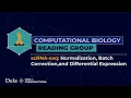 scRNA-seq Normalization Batch Correction and Differential Expression
