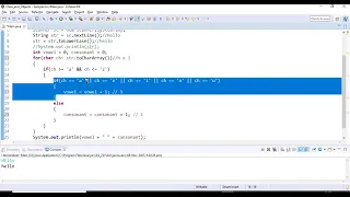 Count Vowels and Consonants in a String Java String Program Beginner Tutorial