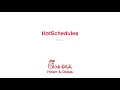 Hot Schedules Tutorial