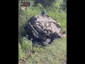 Rollover crash near Seneca on Old Hwy 60