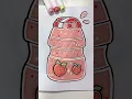 ASMR Peach Yogurt Drink Coloring Page