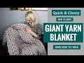 Download Lagu Quick and Classy! How to Make a Giant Yarn Blanket from Start to Finish!