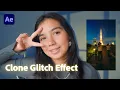 Step-by-Step After Effects Clone Glitch Tutorial from celinabhandari Adobe