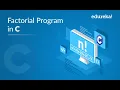 C Program To Find Factorial of a Number using For Loop
