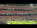 Texans Entering the Field at NRG Stadium