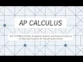 Selecting Procedures for Calculating Derivatives AP Calculus 3 5