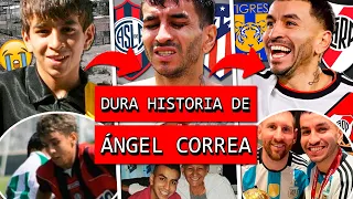 TRISTE historia de ANGEL CORREA, de la POBREZA sin PAPÁ y casi PERDER la VIDA, a ser CAMPEÓN x MAMÁ