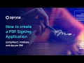 How to create a PDF Signing Application using React Firebase and Apryse SDK