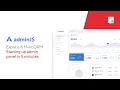 AdminJS Express NodeJS admin panel setup in 4 minutes