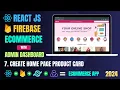 Build Ecommerce App with React And Firebase Product Card React Projects For Beginners