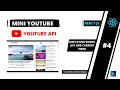 React Js Mini YouTube Using Bootstrap and YouTube API Part 4 - Displaying s and Description