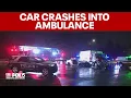 Passenger killed after car crashes into ambulance in Fairfax County FOX 5 DC