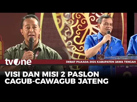 Cagub-Cawagub Beberkan Visi & Misi Memimpin Jateng