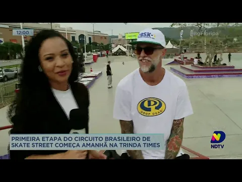 Primeira etapa do Circuito Brasileiro de Skate Street começa amanhã na Trindade