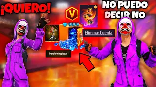 NO PUEDO DECIRLE “NO” A MI NOVIA DURANTE 1 HORA en FREE FIRE 😱