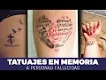 Memorial Tattoos Honoring Departed Loved Ones