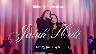 raisa ft bernadya jatuh hati live at juni day x 
