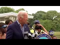 Joe Biden talking about Corn Pop while working at the pool