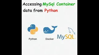 Accessing MySql container data from Python class