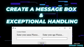 Python GUI Tutorial Create a Contact Form with Validation using tkinter