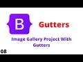 Gutters in Bootstrap 5 Bootstrap5 Image Gallery project with Gutters Bootstrap5 Tutorial hindi