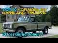 BUDGET-FRIENDLY CLASSICS TOP 10 Craigslist Cars and Trucks For Sale By Owner