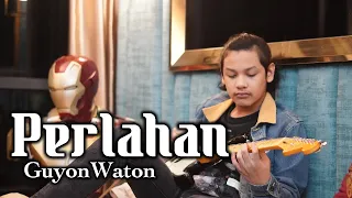 Download PERLAHAN - GUYONWATON | VERSI AMBYAR | NINO KUYA COVER \u0026 LIRIK MP3