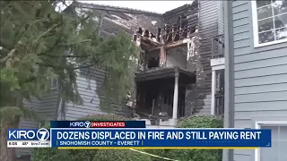 KIRO 7 Investigates Residents displaced in Everett apartment fire still had rent auto-paid