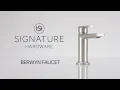An Ultra-Modern Finishing Touch - The Berwyn Bathroom Faucet