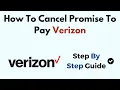How To Cancel Promise To Pay Verizon