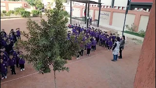 اغنية طابور الصباح والتمرينات الرياضية صفا انتباه دندنها