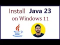 Download Lagu How to Install Java JDK 23 on Windows 11